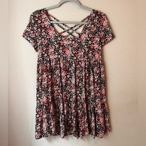 Women’s ‘LA Hearts’ Mini Floral Dress